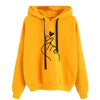 Autumn Solid Fleece Hoodie