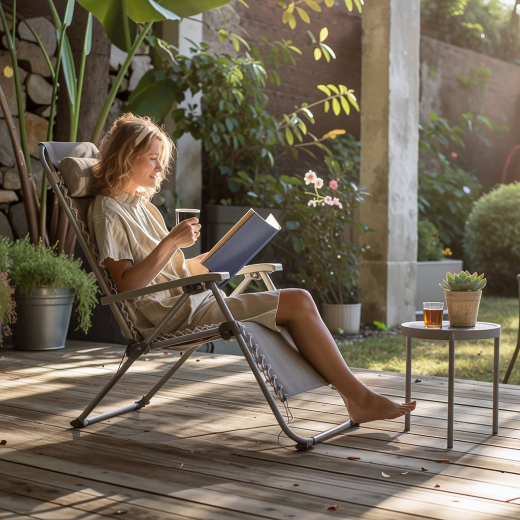 Relax Miami Taupe Lounge Chair