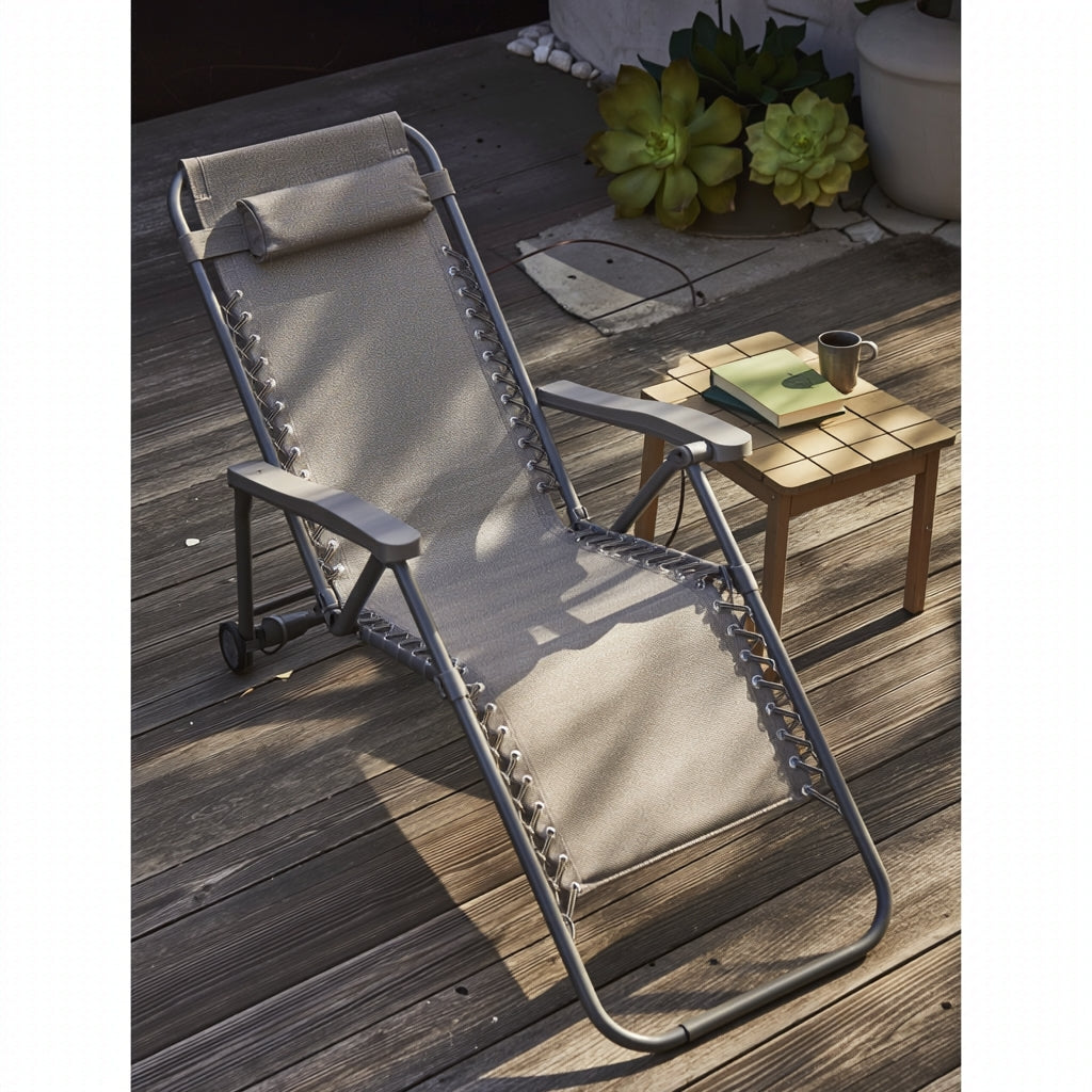 Relax Miami Taupe Lounge Chair