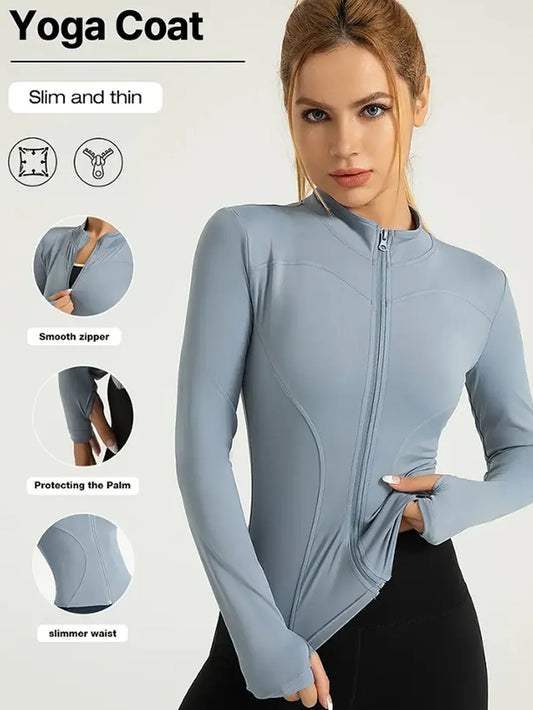 Women's Tight Quick-Dry Fitness Jacket
