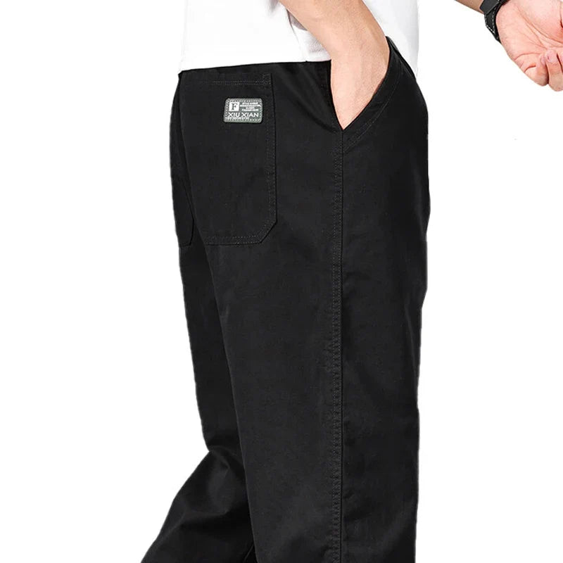 Men's Plus-Size Relaxed-Fit Casual Pants
