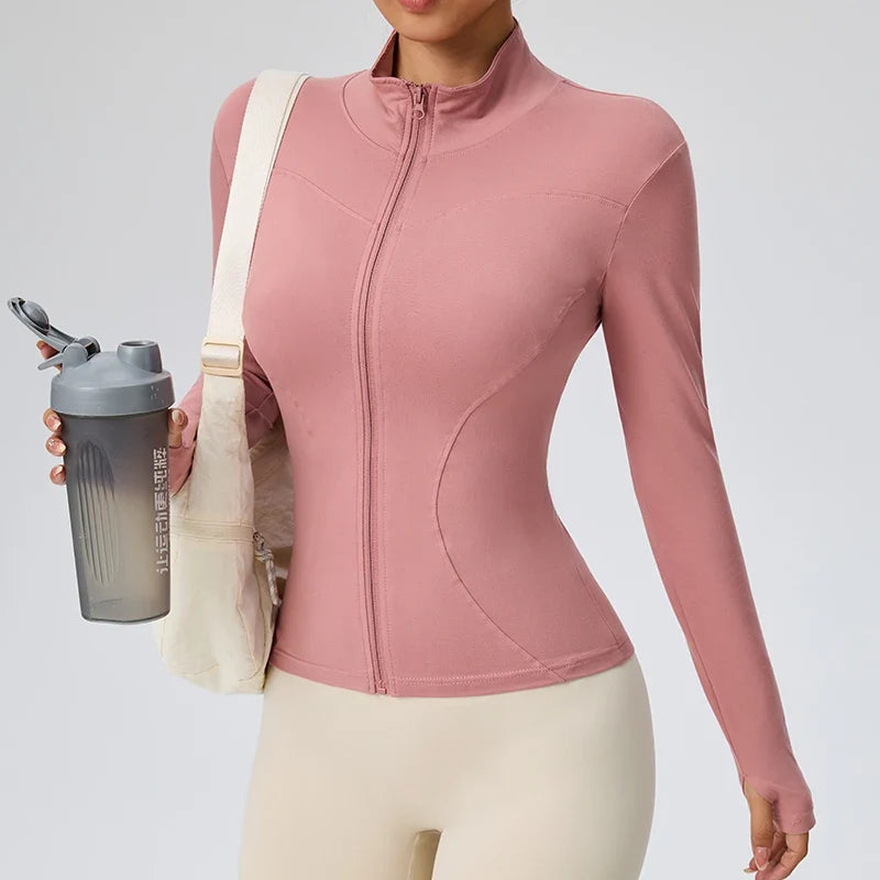 Women's Tight Quick-Dry Fitness Jacket