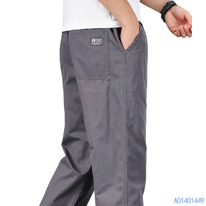 Men's Plus-Size Relaxed-Fit Casual Pants