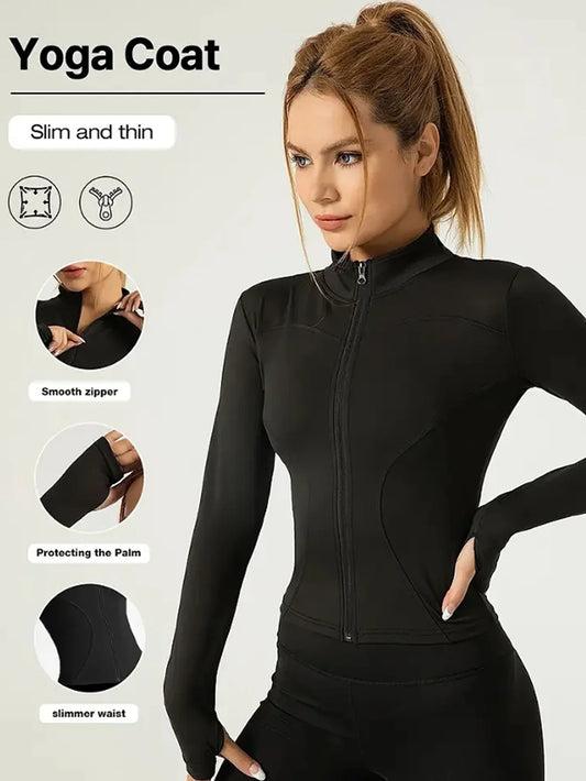 Women's Tight Quick-Dry Fitness Jacket