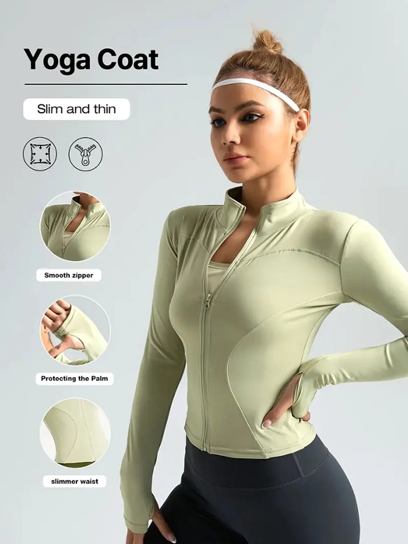 Women's Tight Quick-Dry Fitness Jacket