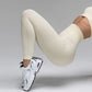 Women's High-Waisted Ribbed Yoga Leggings for Gym and Sport