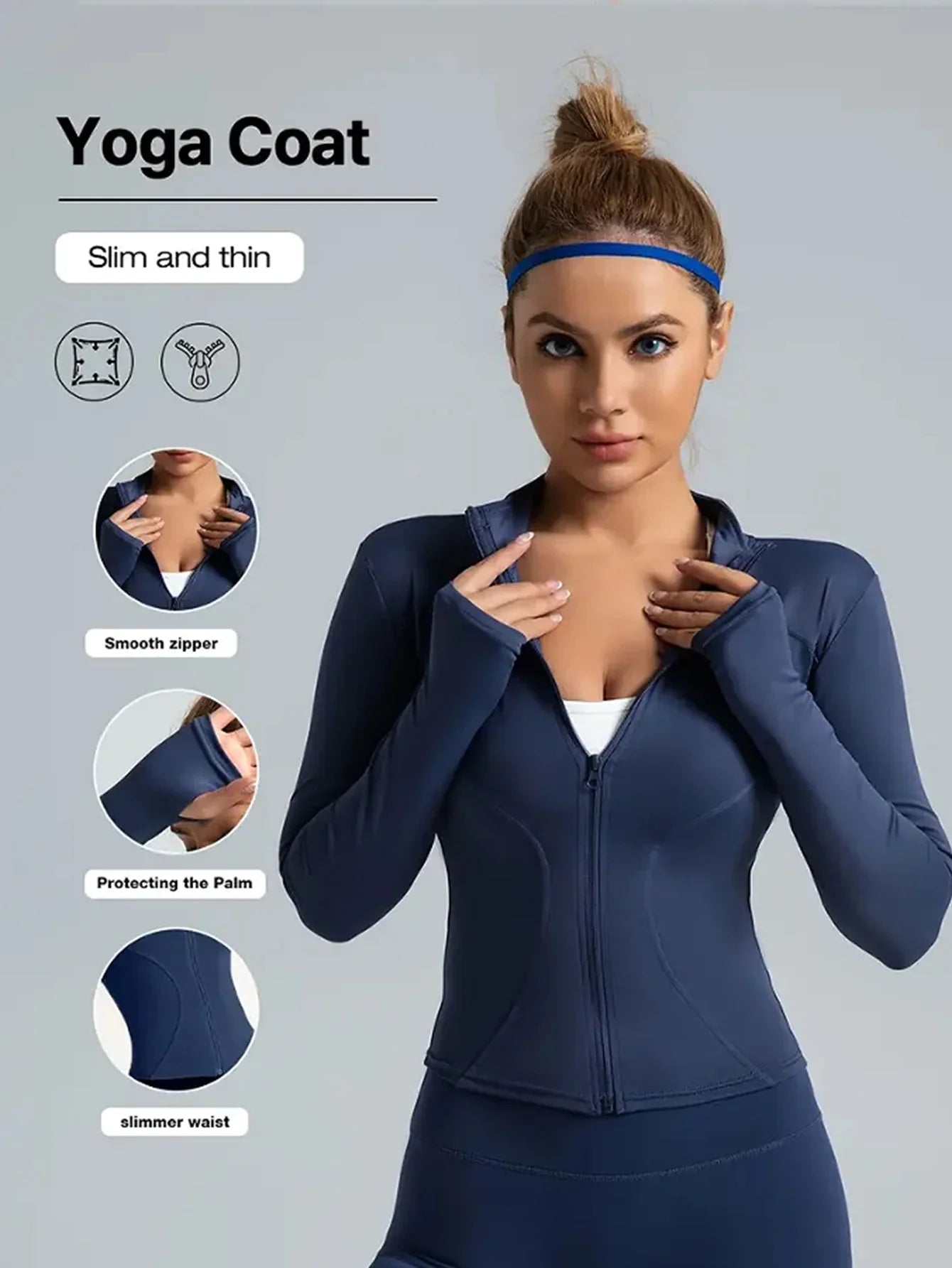 Women's Tight Quick-Dry Fitness Jacket
