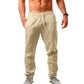Men's Oversized Summer Cotton-Linen Wide-Leg Pants