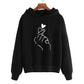 Autumn Solid Fleece Hoodie