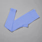 Women's High-Waisted Ribbed Yoga Leggings for Gym and Sport