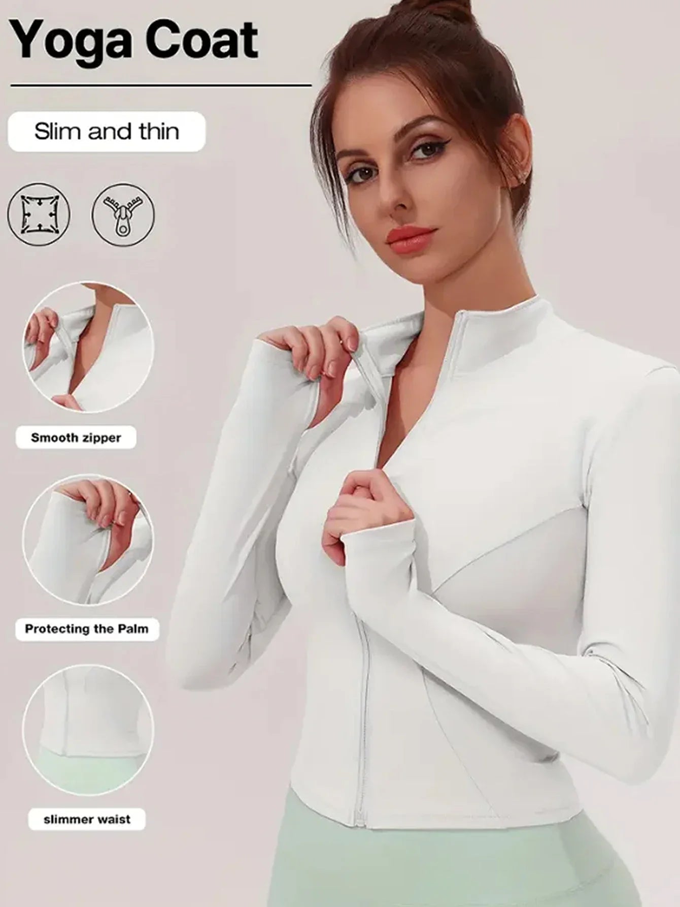 Women's Tight Quick-Dry Fitness Jacket