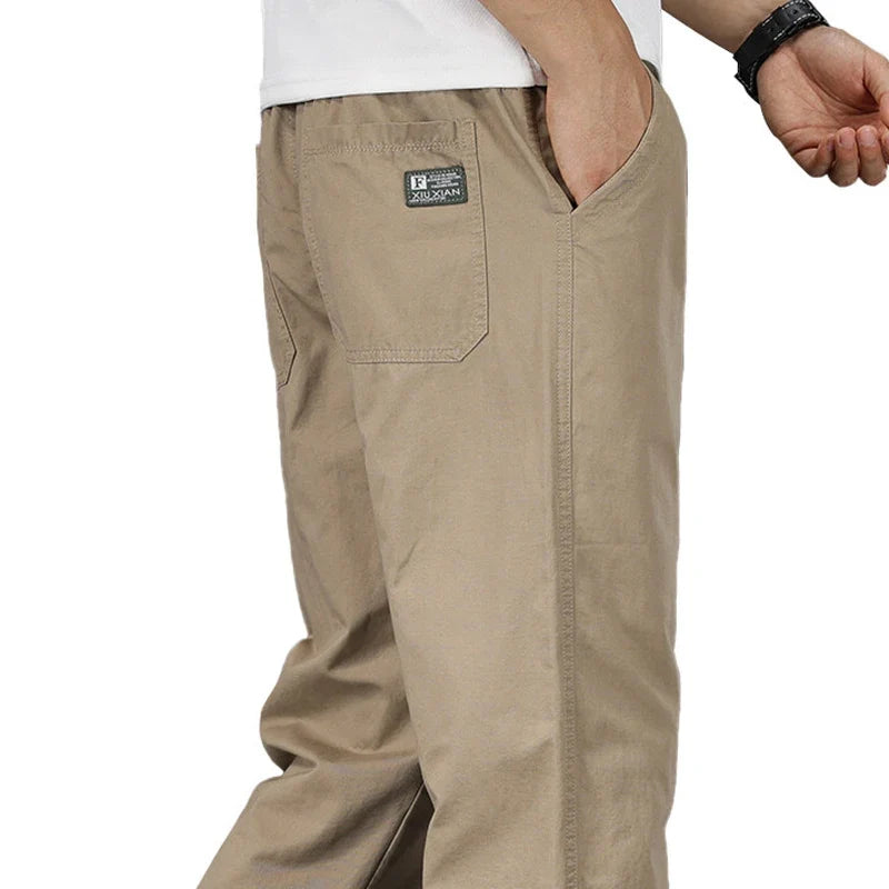 Men's Plus-Size Relaxed-Fit Casual Pants