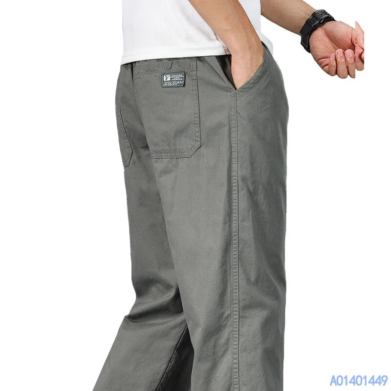 Men's Plus-Size Relaxed-Fit Casual Pants