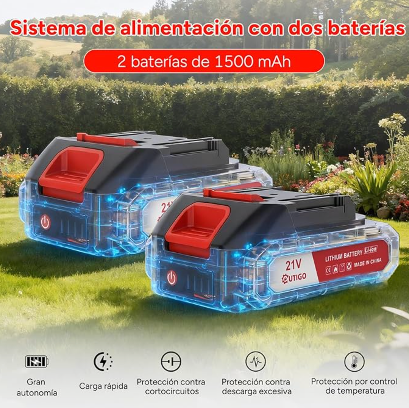 Cordless 4-in-1 Electric Grass Trimmer