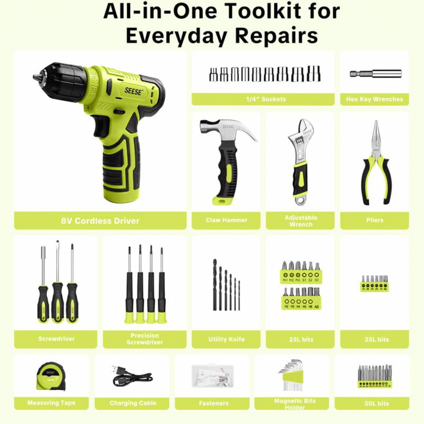 126-Piece Tool Set Kit