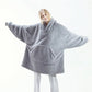 Women's Reversible Winter Fleece Hooded Blanket
